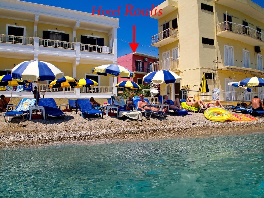 Hotel Pansion Roulis Moraitika Exterior foto
